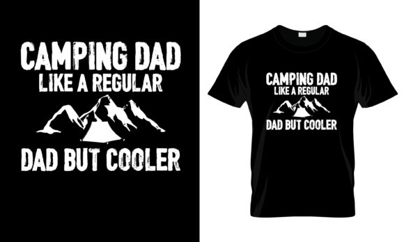 Camping Dad T-Shirt: A Versatile Graphics Print Template