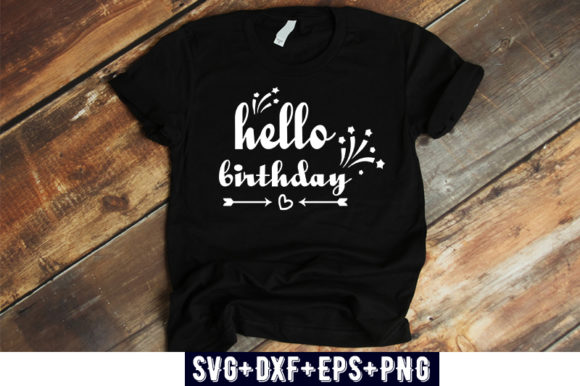 Hello Birthday: A Versatile Graphics Solution for T-Shirt Designs