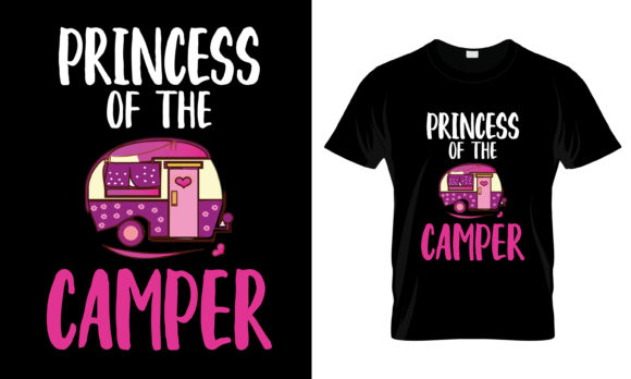Princess of the Camper T-Shirt: A Versatile Graphics Asset
