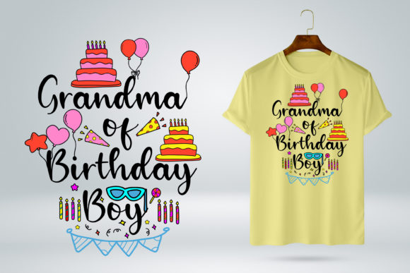 Review: Grandma of the Birthday Boy Party Shirt Graphics