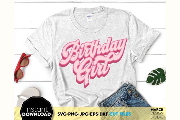 Reviewing a Birthday Girl Graphics Asset for Client Crafts