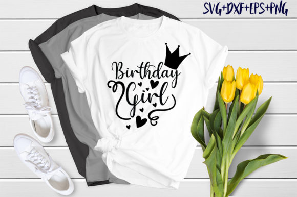 Unicorn Birthday Girl: A Versatile Graphics Asset for T-Shirt Designs